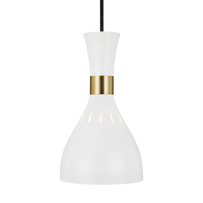 Myhouse Lighting Visual Comfort Studio - EP1141MWT - One Light Pendant - Joan - Matte White