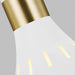 Myhouse Lighting Visual Comfort Studio - EP1141MWT - One Light Pendant - Joan - Matte White