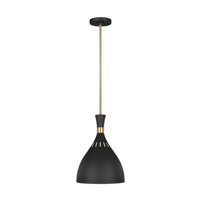 Myhouse Lighting Visual Comfort Studio - EP1151MBK - One Light Pendant - Joan - Midnight Black