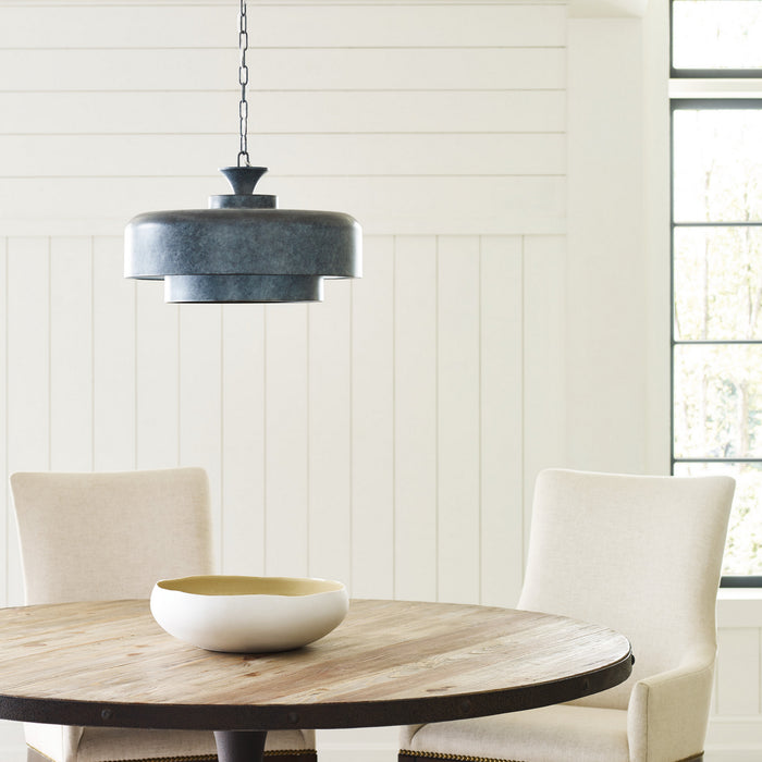 Myhouse Lighting Visual Comfort Studio - EP1161WGV - One Light Pendant - Haymarket - Weathered Galvanized