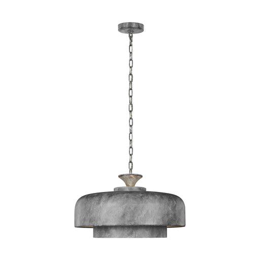 Myhouse Lighting Visual Comfort Studio - EP1161WGV - One Light Pendant - Haymarket - Weathered Galvanized