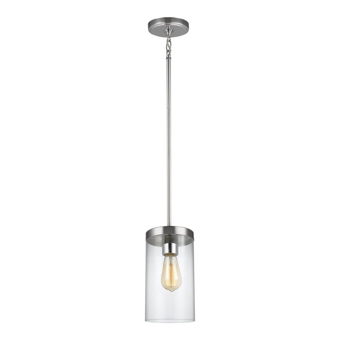 Myhouse Lighting Visual Comfort Studio - 6590301EN7-05 - One Light Pendant - Zire - Chrome