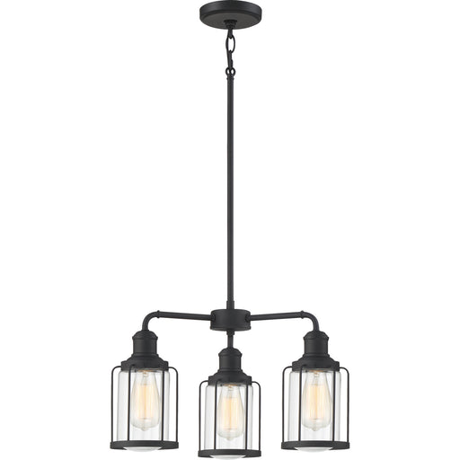 Myhouse Lighting Quoizel - LUD5020EK - Three Light Chandelier - Ludlow - Earth Black