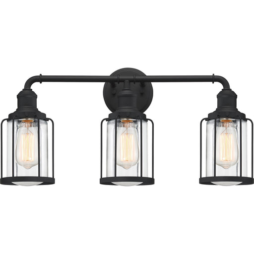 Myhouse Lighting Quoizel - LUD8624EK - Three Light Bath - Ludlow - Earth Black