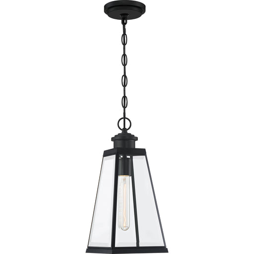 Myhouse Lighting Quoizel - PAX1907MBK - One Light Outdoor Hanging Lantern - Paxton - Matte Black