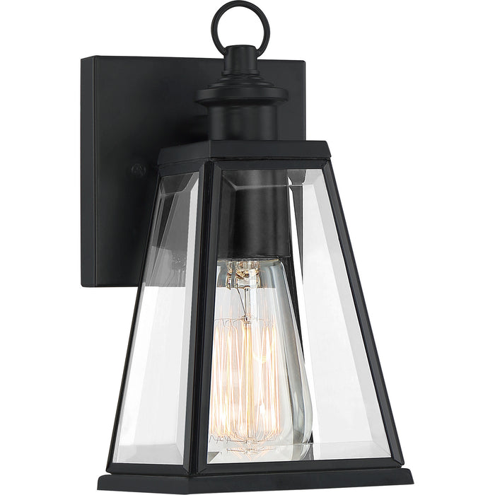 Myhouse Lighting Quoizel - PAX8305MBK - One Light Outdoor Wall Lantern - Paxton - Matte Black