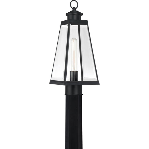 Myhouse Lighting Quoizel - PAX9007MBK - One Light Outdoor Post Mount - Paxton - Matte Black