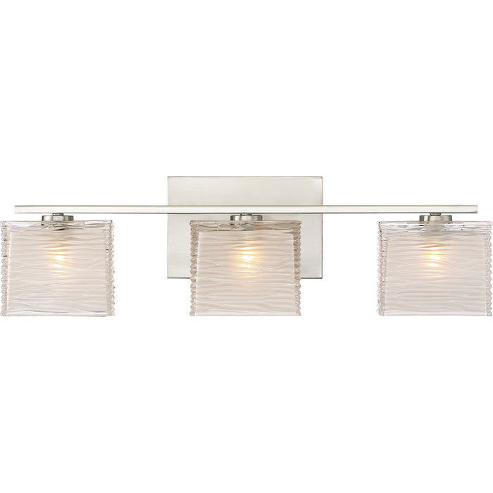 Myhouse Lighting Quoizel - WCP8603BN - Three Light Bath Fixture - Westcap - Brushed Nickel