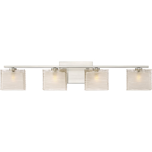 Myhouse Lighting Quoizel - WCP8604BN - Four Light Bath Fixture - Westcap - Brushed Nickel