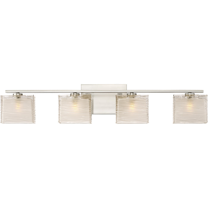 Myhouse Lighting Quoizel - WCP8604BN - Four Light Bath Fixture - Westcap - Brushed Nickel