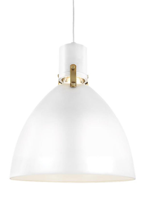 Myhouse Lighting Visual Comfort Studio - P1442FWH-L1 - LED Pendant - Brynne - Flat White