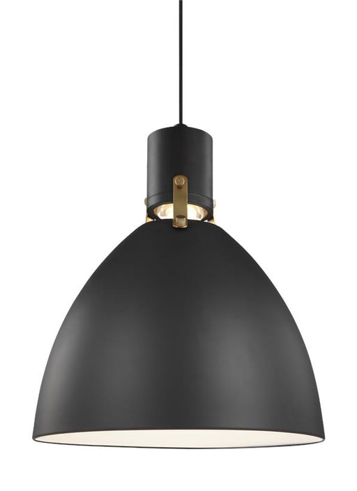 Myhouse Lighting Visual Comfort Studio - P1442MB-L1 - LED Pendant - Brynne - Matte Black