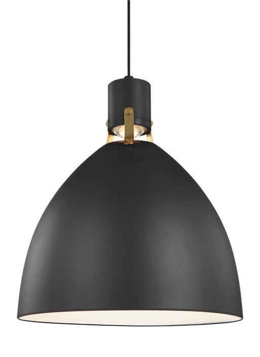 Myhouse Lighting Visual Comfort Studio - P1443MB-L1 - LED Pendant - Brynne - Matte Black