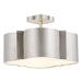 Myhouse Lighting Cyan - 10062 - Three Light Ceiling Mount - Satin Nickel