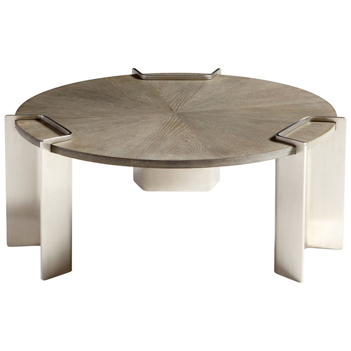 Myhouse Lighting Cyan - 10226 - Coffee Table - Weathered Oak And Stainless Steel