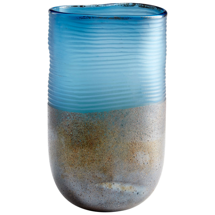 Myhouse Lighting Cyan - 10345 - Vase - Blue And Iron Glaze