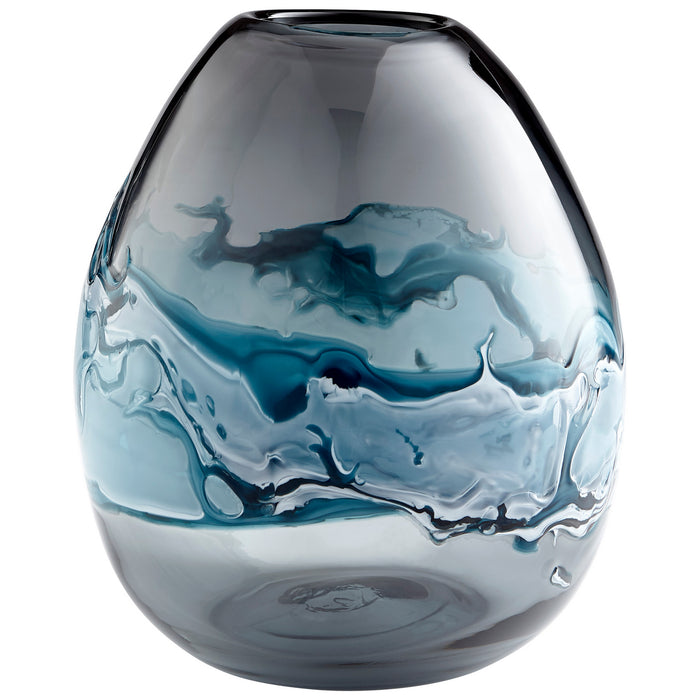 Myhouse Lighting Cyan - 10462 - Vase - Blue And White