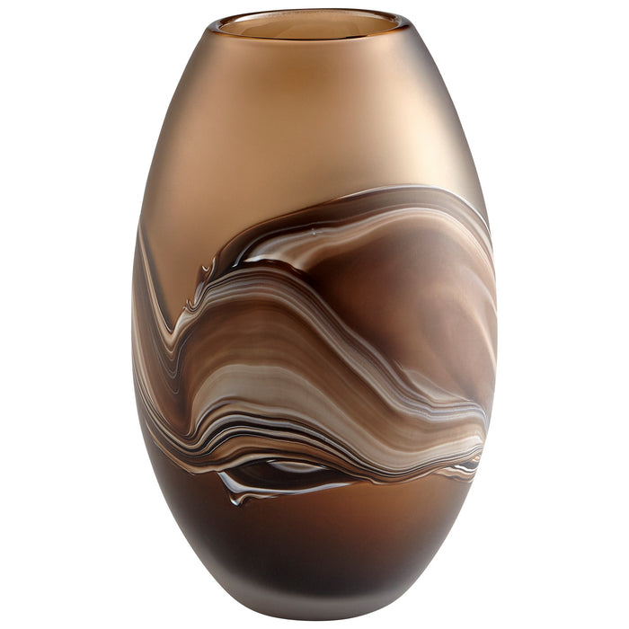 Myhouse Lighting Cyan - 10479 - Vase - Amber Swirl