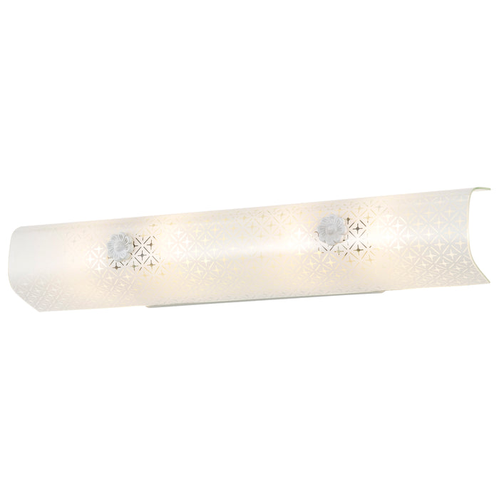 Four Light Vanity in White