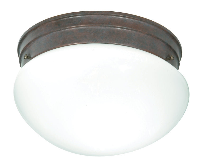 Two Light Flush Mount in Old Bronze