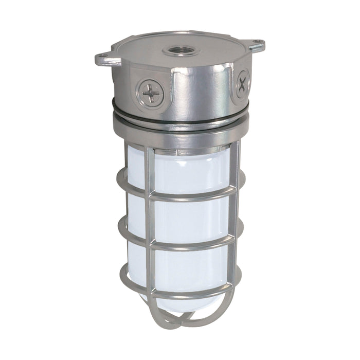 One Light Ceiling Mount in Metallic Silver