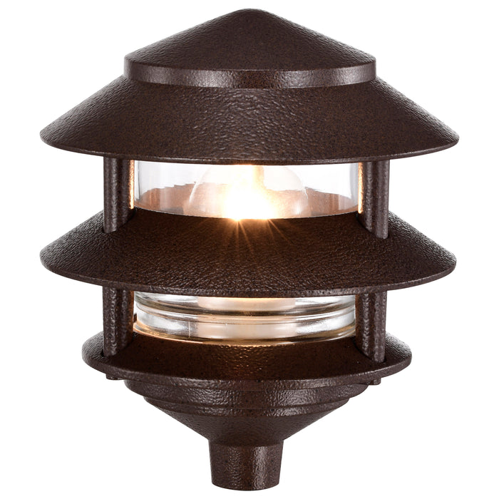 One Light Outdoor Lantern in Old Bronze