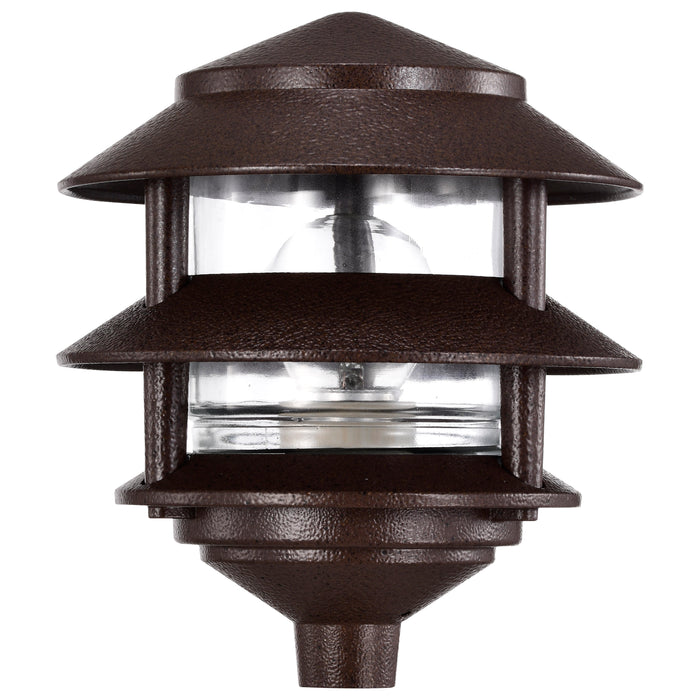 One Light Outdoor Lantern in Old Bronze