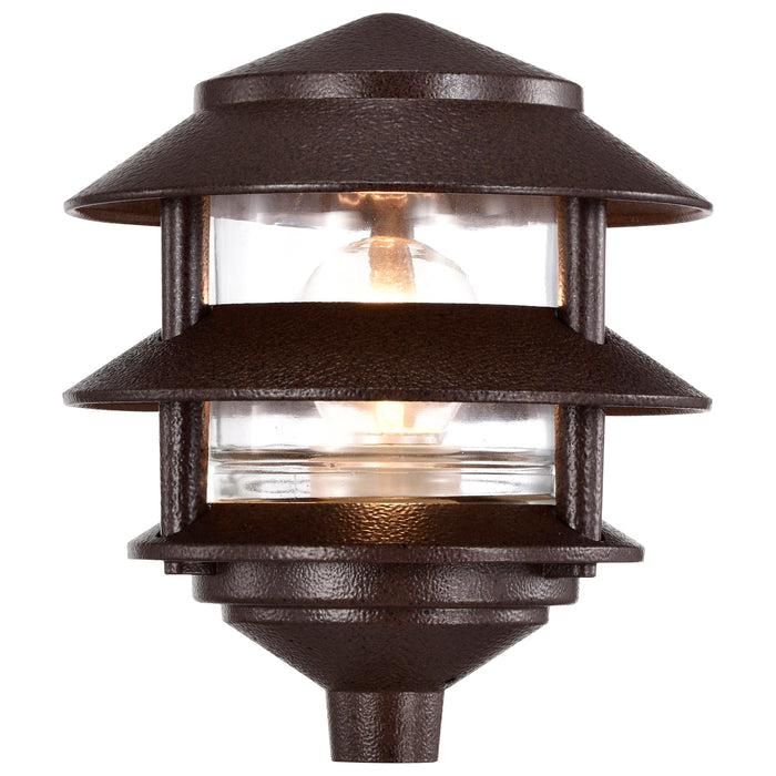 One Light Outdoor Lantern in Old Bronze