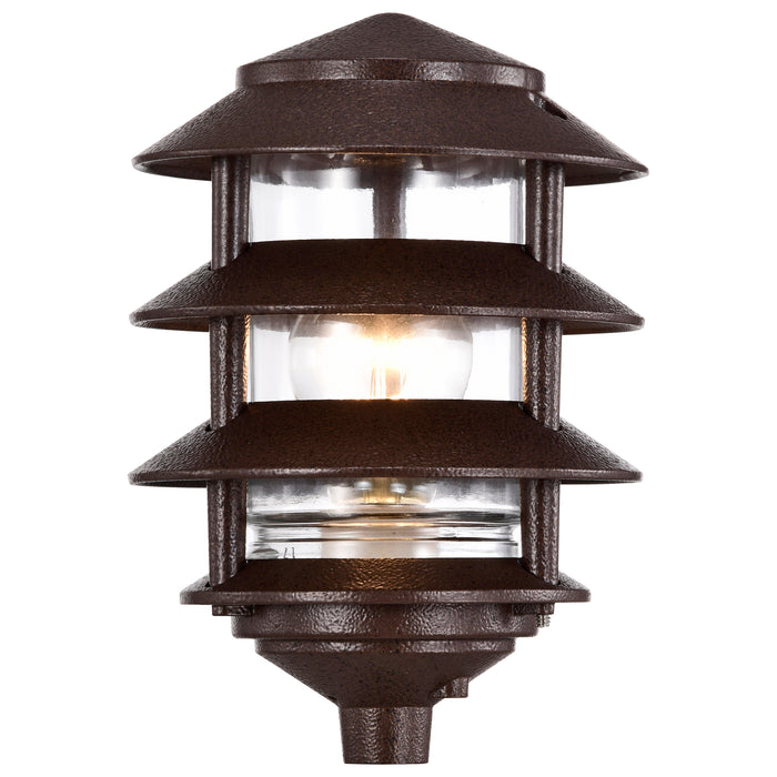 One Light Outdoor Lantern in Old Bronze