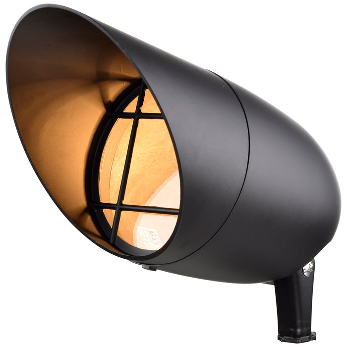 One Light Floodlight in Dark Bronze