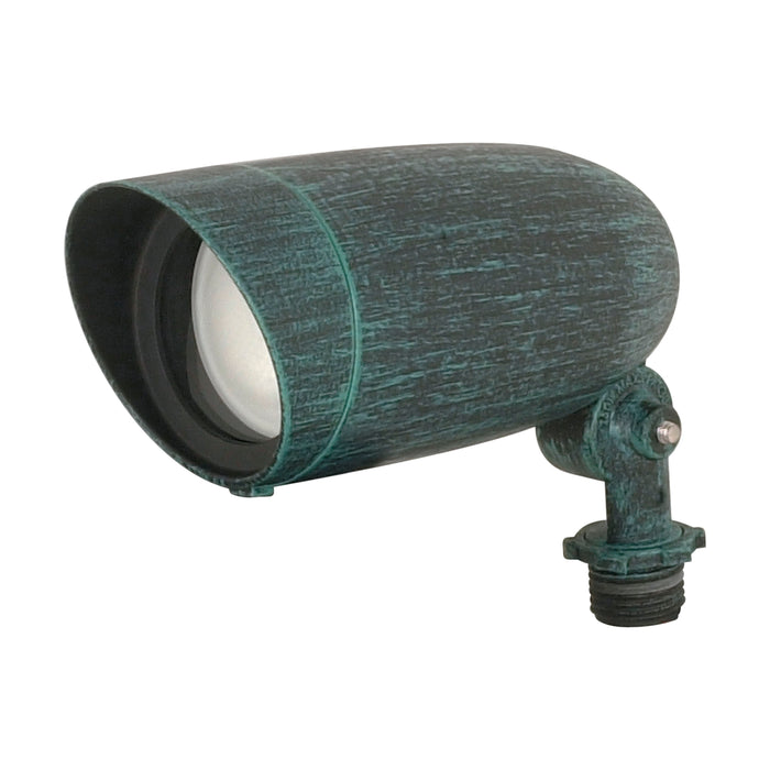 One Light Floodlight in Antique Verdigris