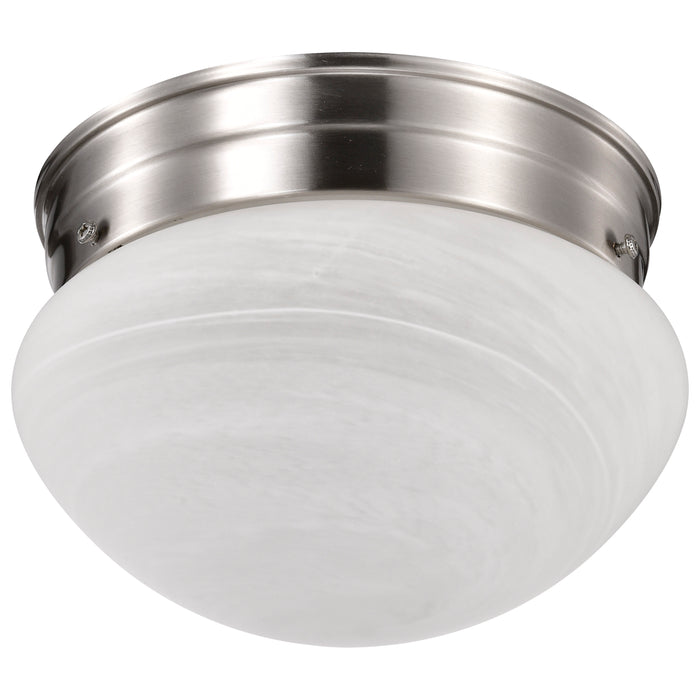 One Light Flush Mount in Brushed Nickel