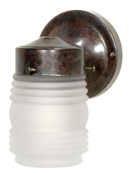 One Light Outdoor Wall Lantern in Old Bronze