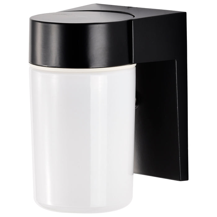 One Light Wall Lantern in Black