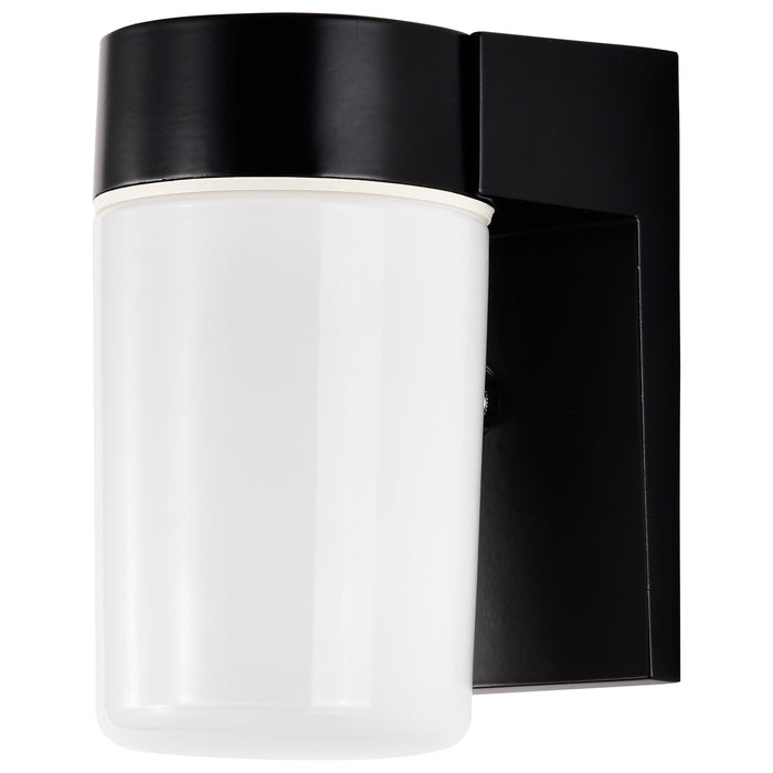 One Light Wall Lantern in Black