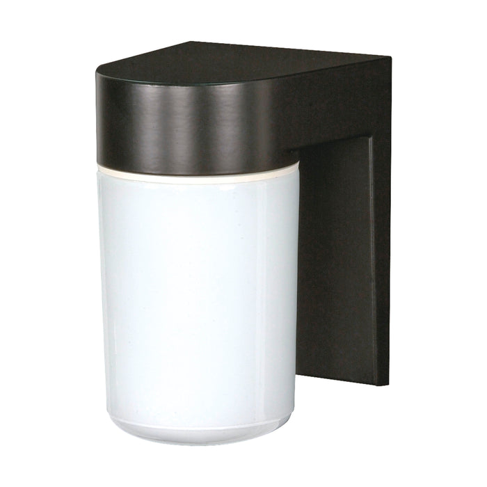 One Light Wall Lantern in Black