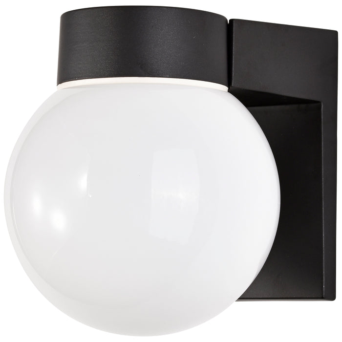 One Light Wall Lantern in Black