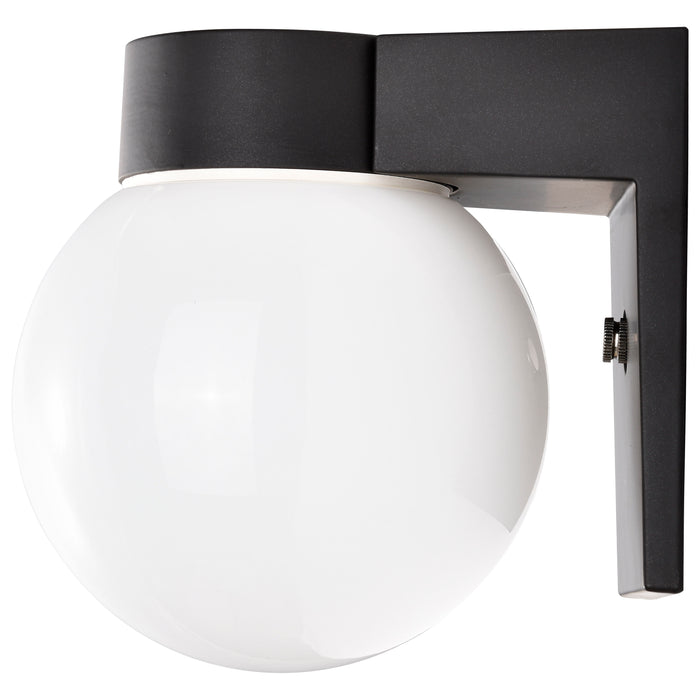 One Light Wall Lantern in Black