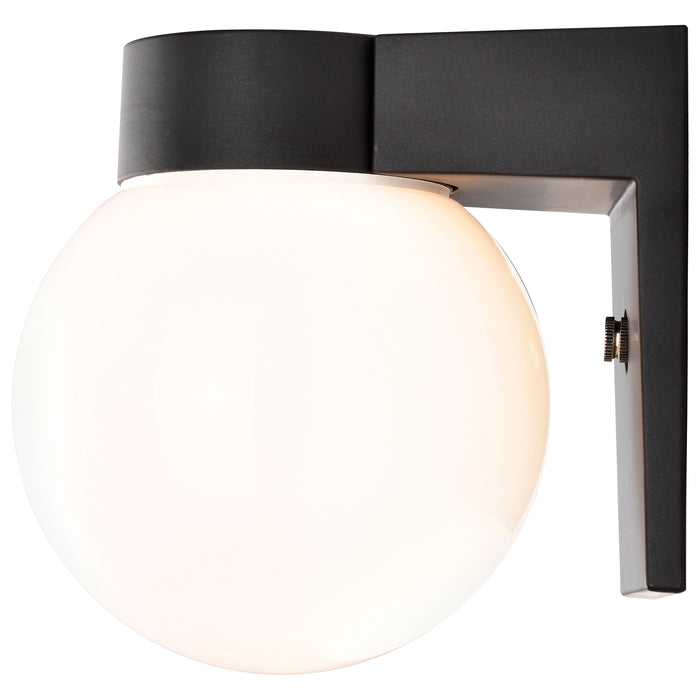 One Light Wall Lantern in Black