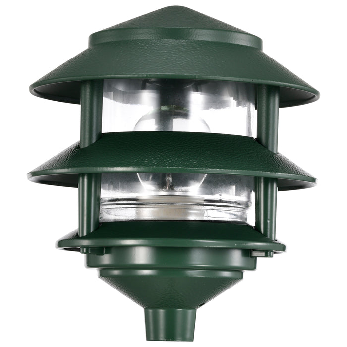 One Light Outdoor Lantern in Green
