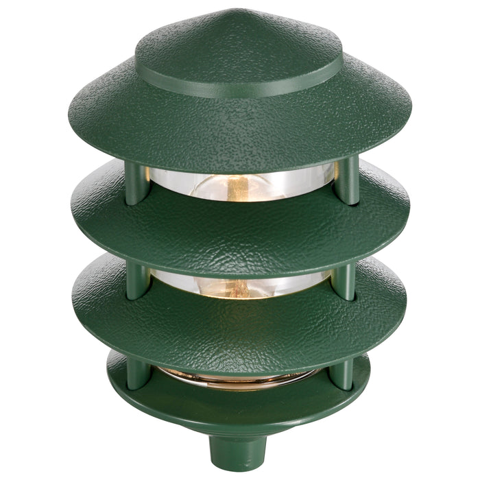 One Light Outdoor Lantern in Green