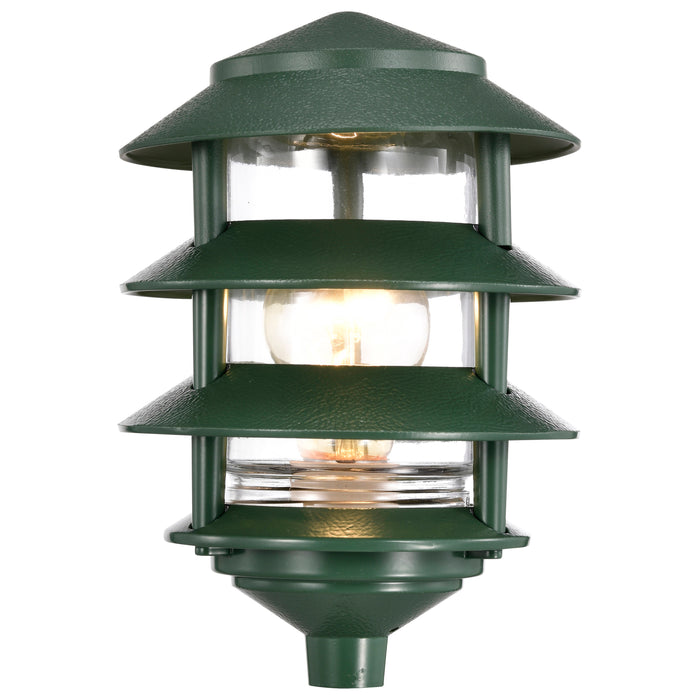 One Light Outdoor Lantern in Green