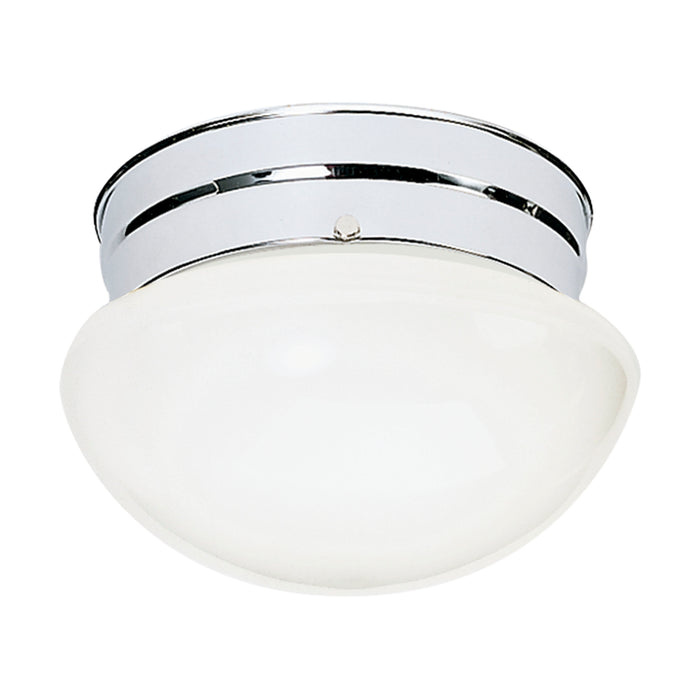 One Light Flush Mount in Polished Chrome