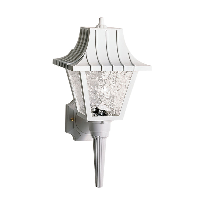 One Light Wall Lantern in White