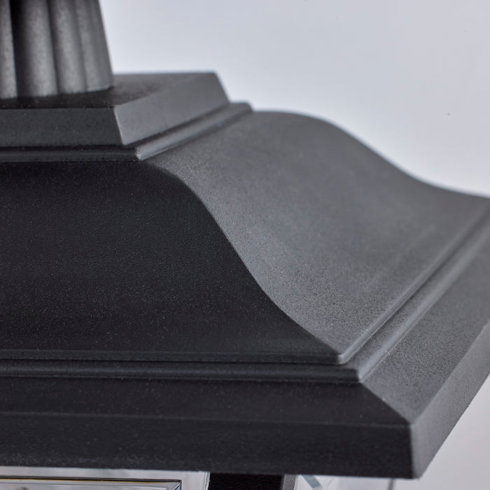 One Light Outdoor Wall Lantern in Black