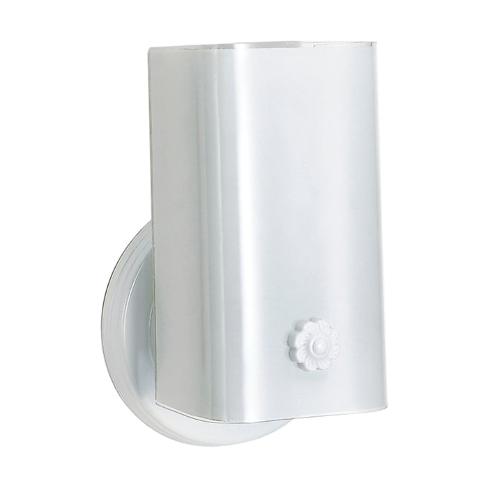 One Light Vanity in White