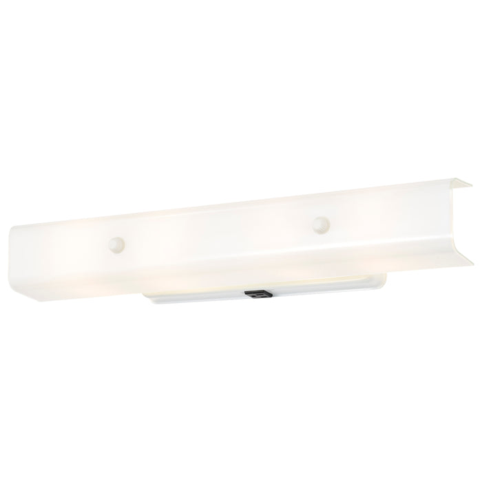 Four Light Vanity in White