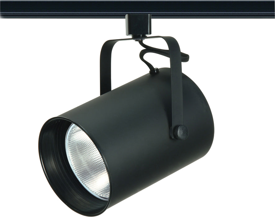 Track Heads Black One Light Track Head in Black