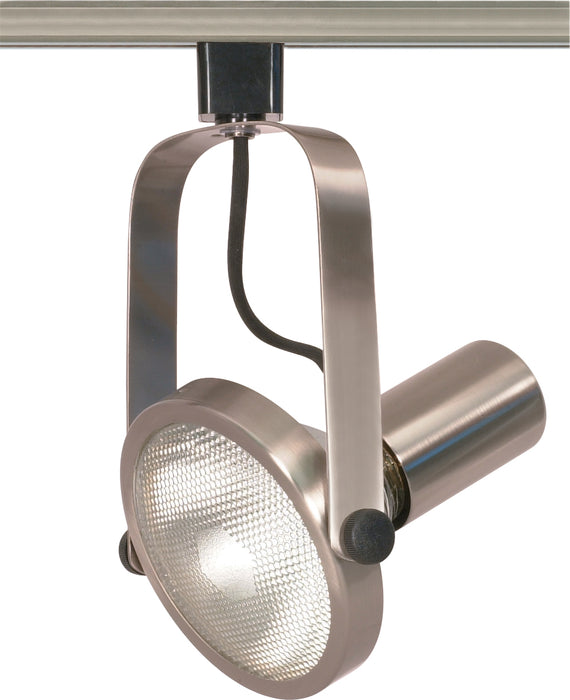 Track Heads Brushed Nickel One Light Track Head in Brushed Nickel