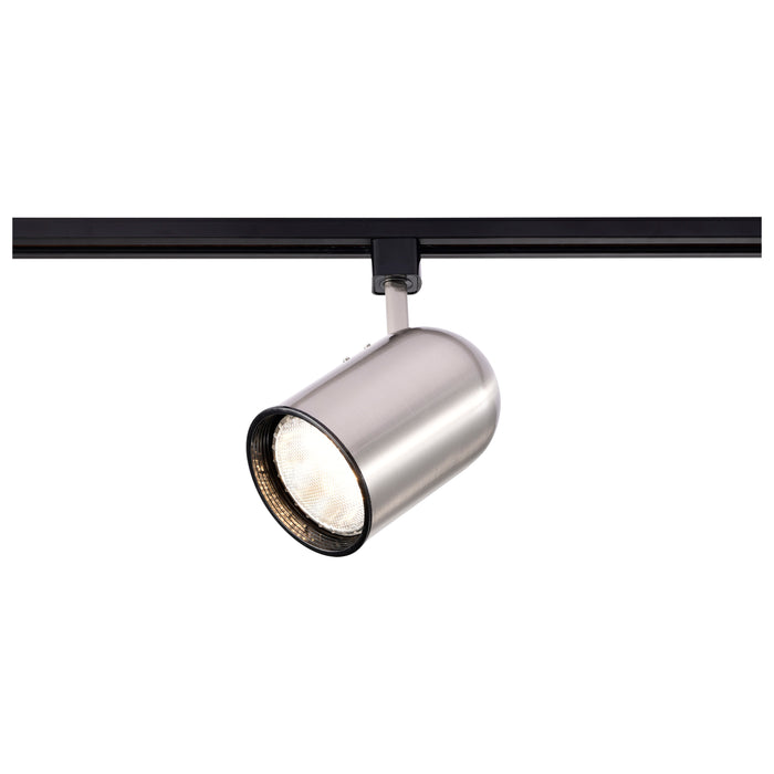 Track Heads Brushed Nickel One Light Track Head in Brushed Nickel